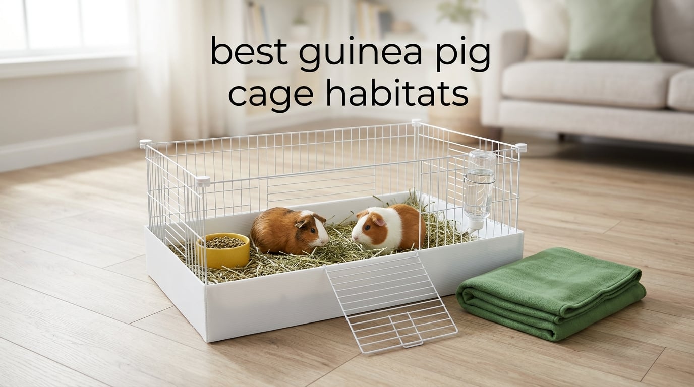 best guinea pig cage habitats