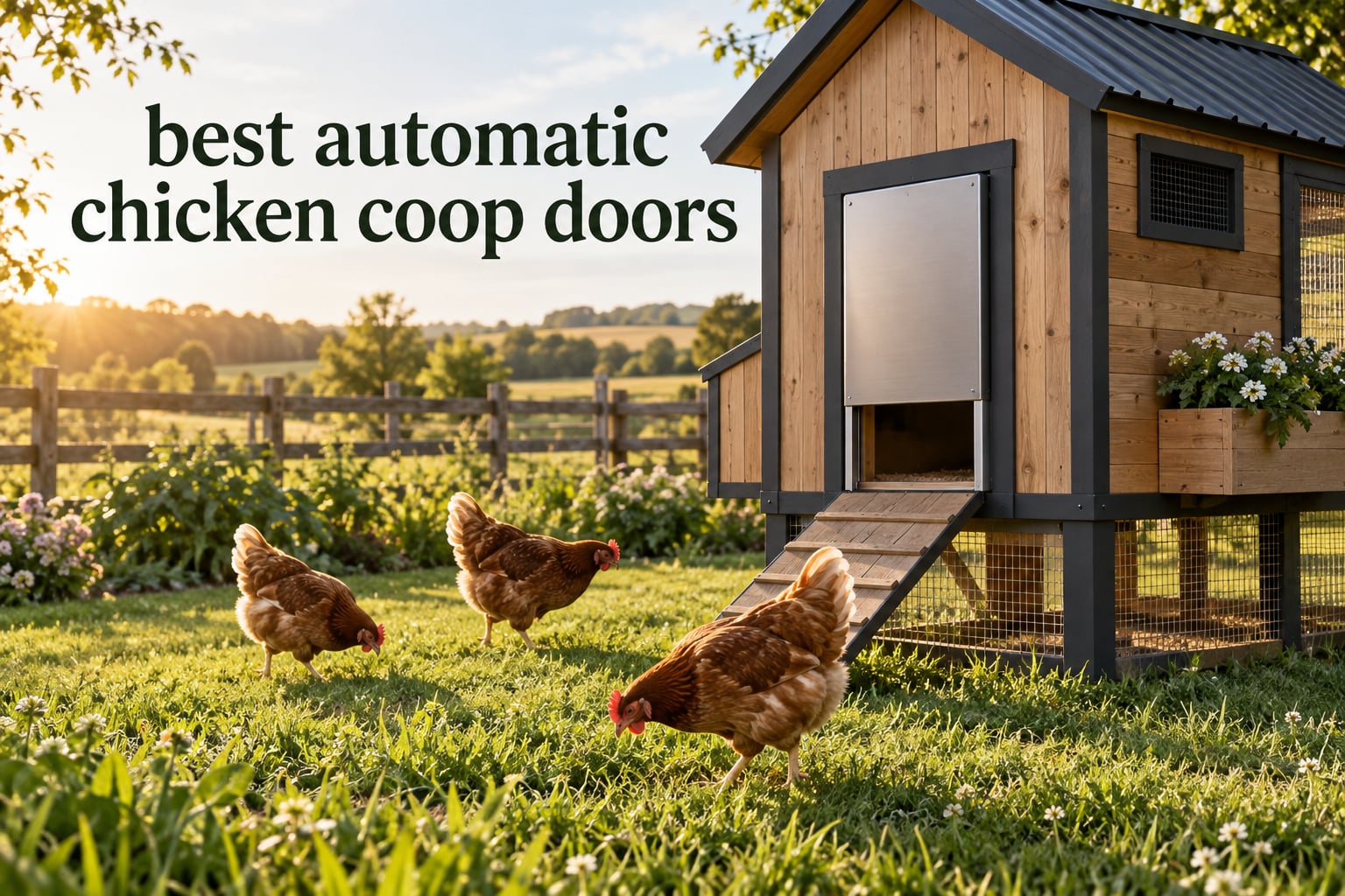 best automatic chicken coop doors