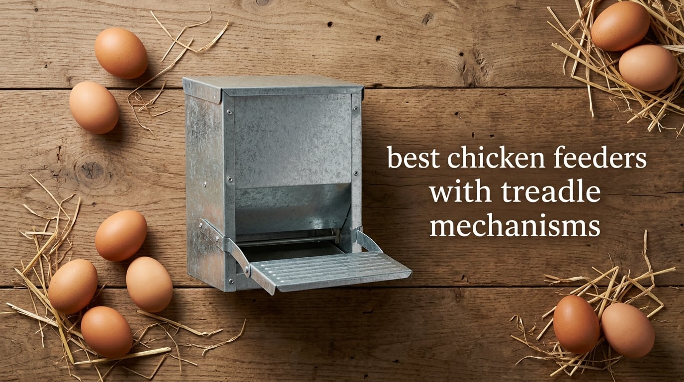 best chicken feeders with treadle mechanisms