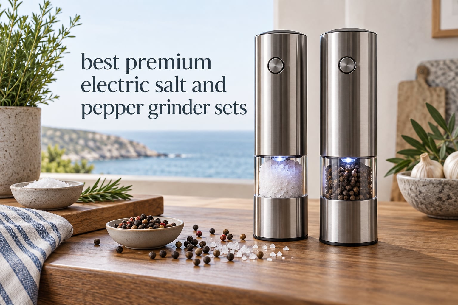 best premium electric salt and pepper grinder sets
