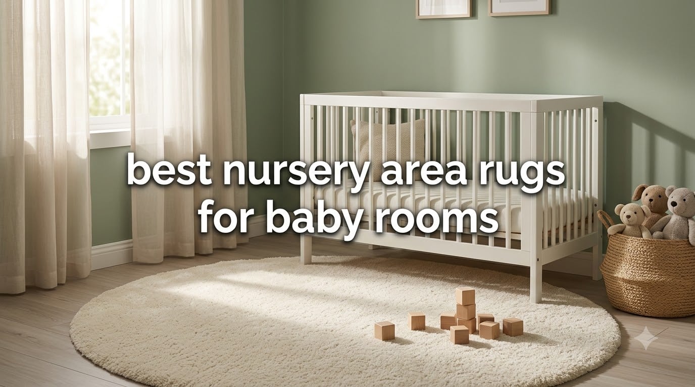 best nursery area rugs for baby rooms