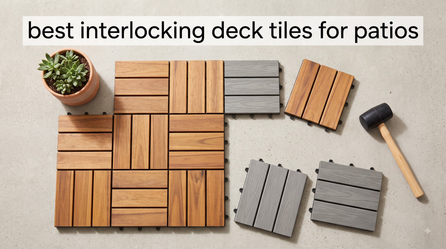 best interlocking deck tiles for patios
