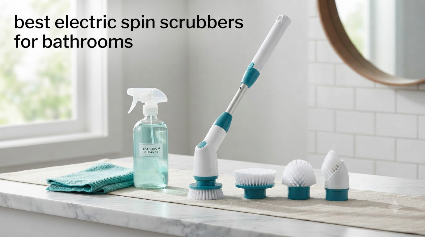 best electric spin scrubbers for bathrooms