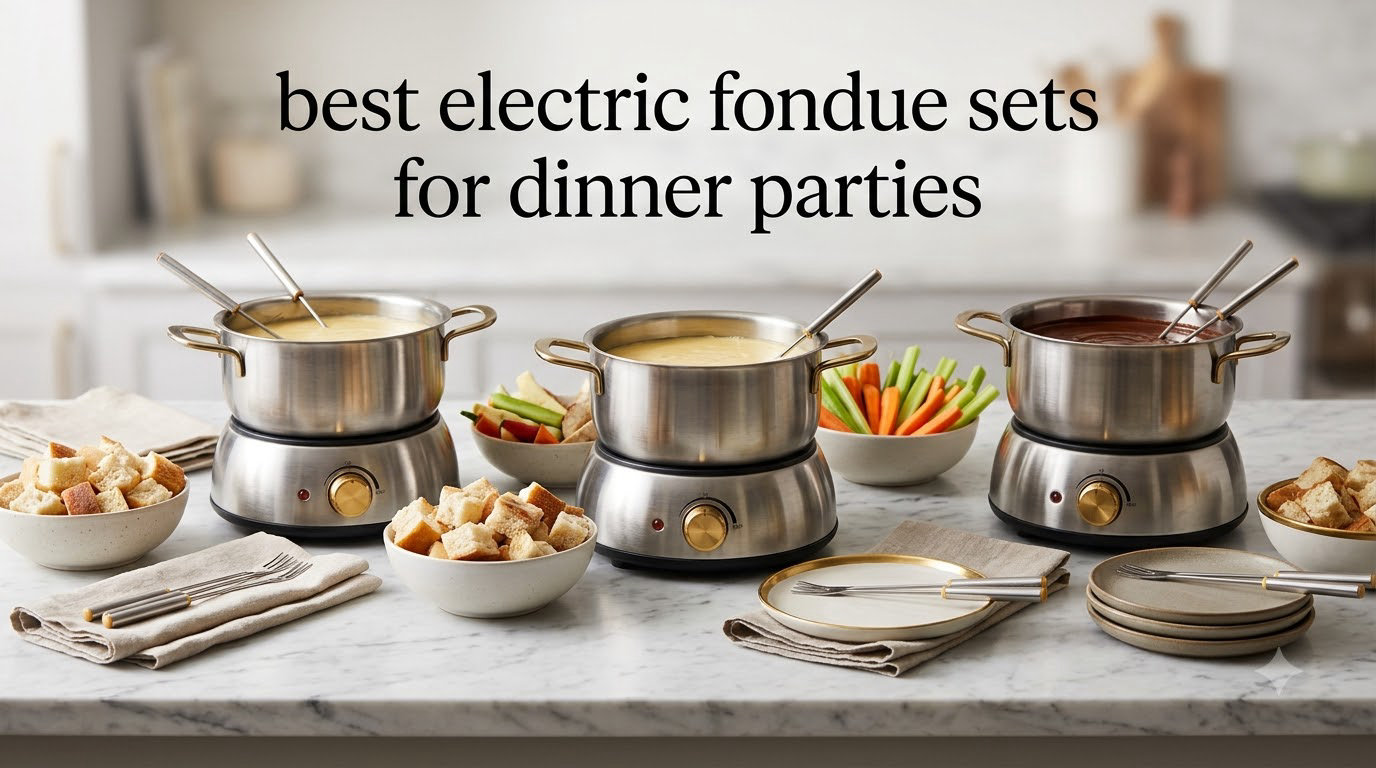best electric fondue sets for dinner parties