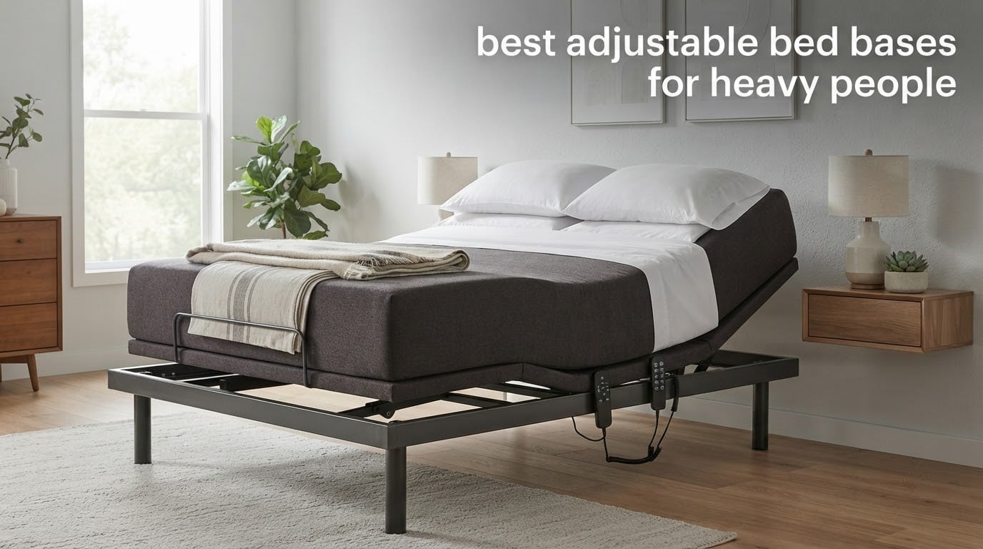 best adjustable bed bases for heavy people