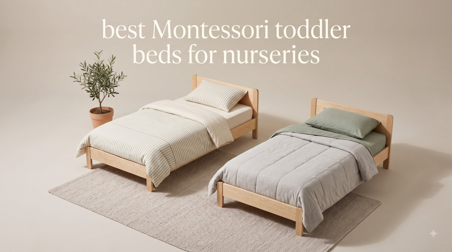 best Montessori toddler beds for nurseries