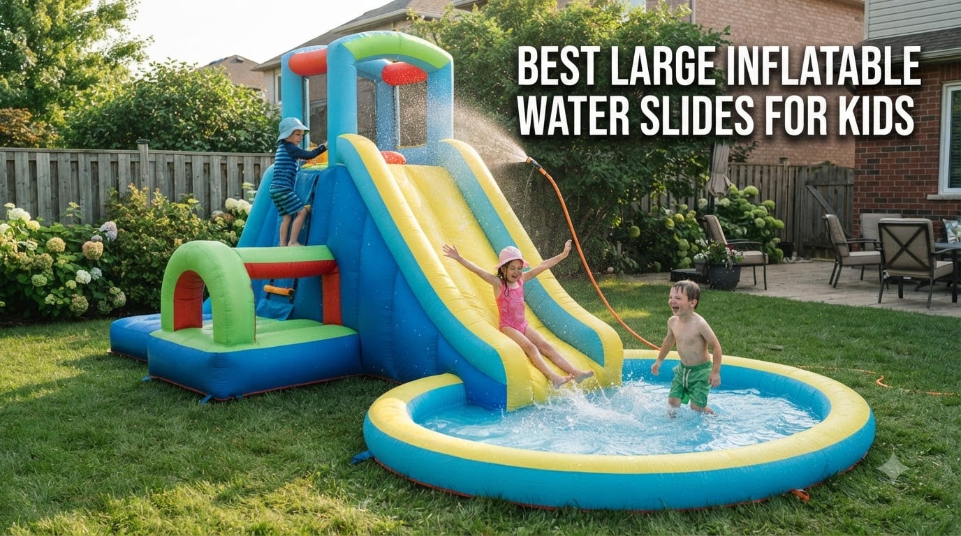 best large inflatable water slides for kids