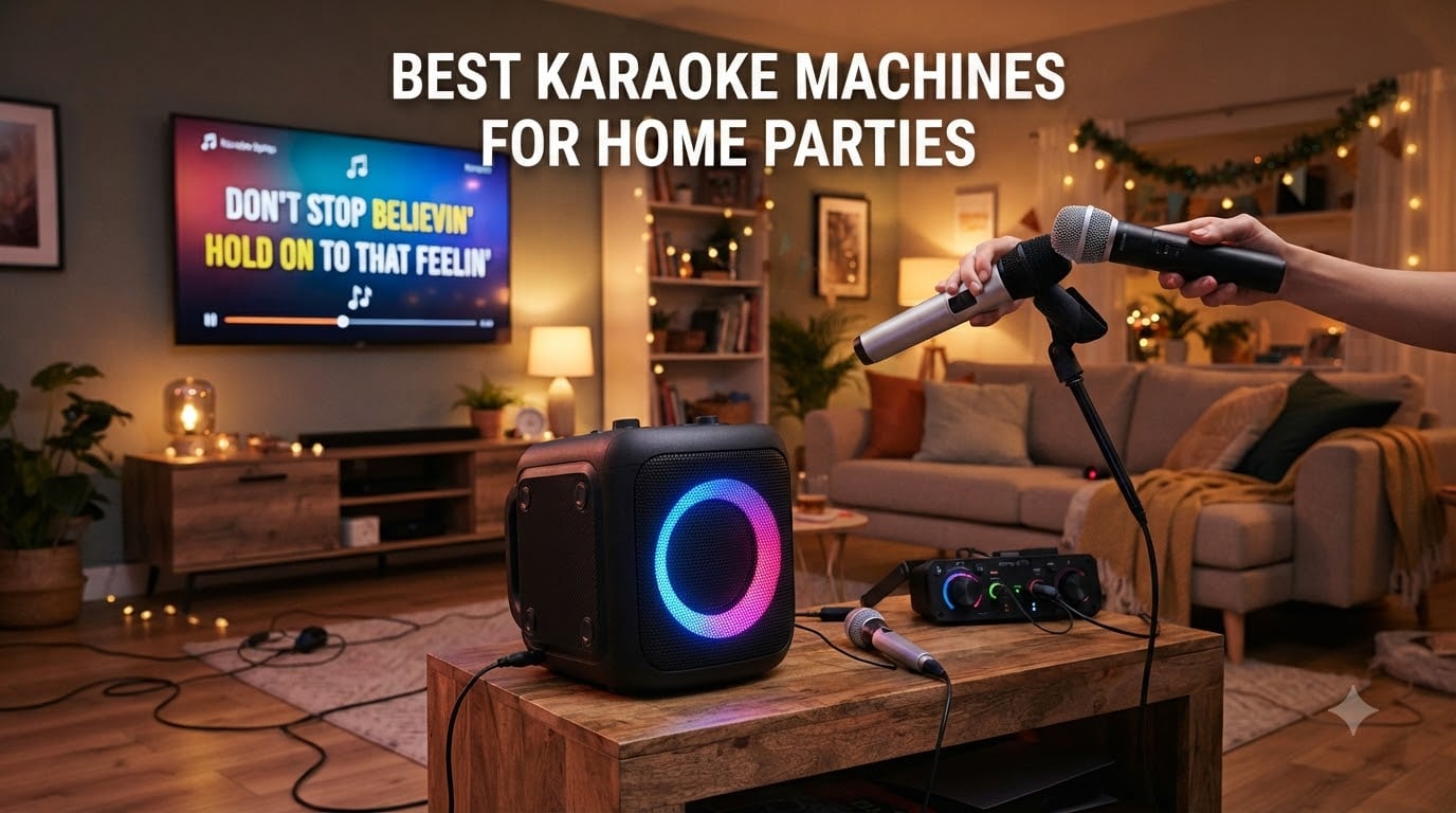 best karaoke machines for home parties