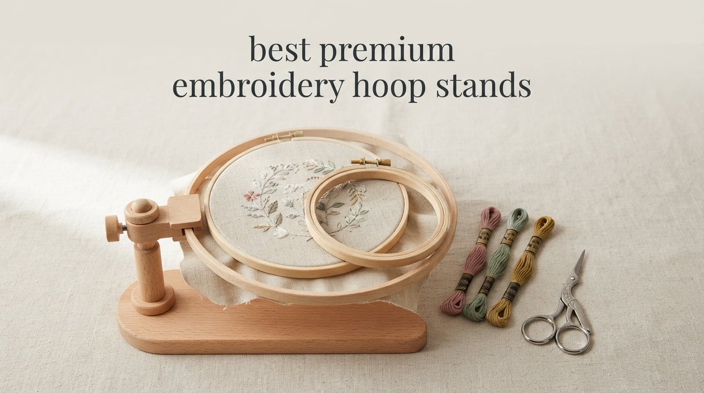 best premium embroidery hoop stands