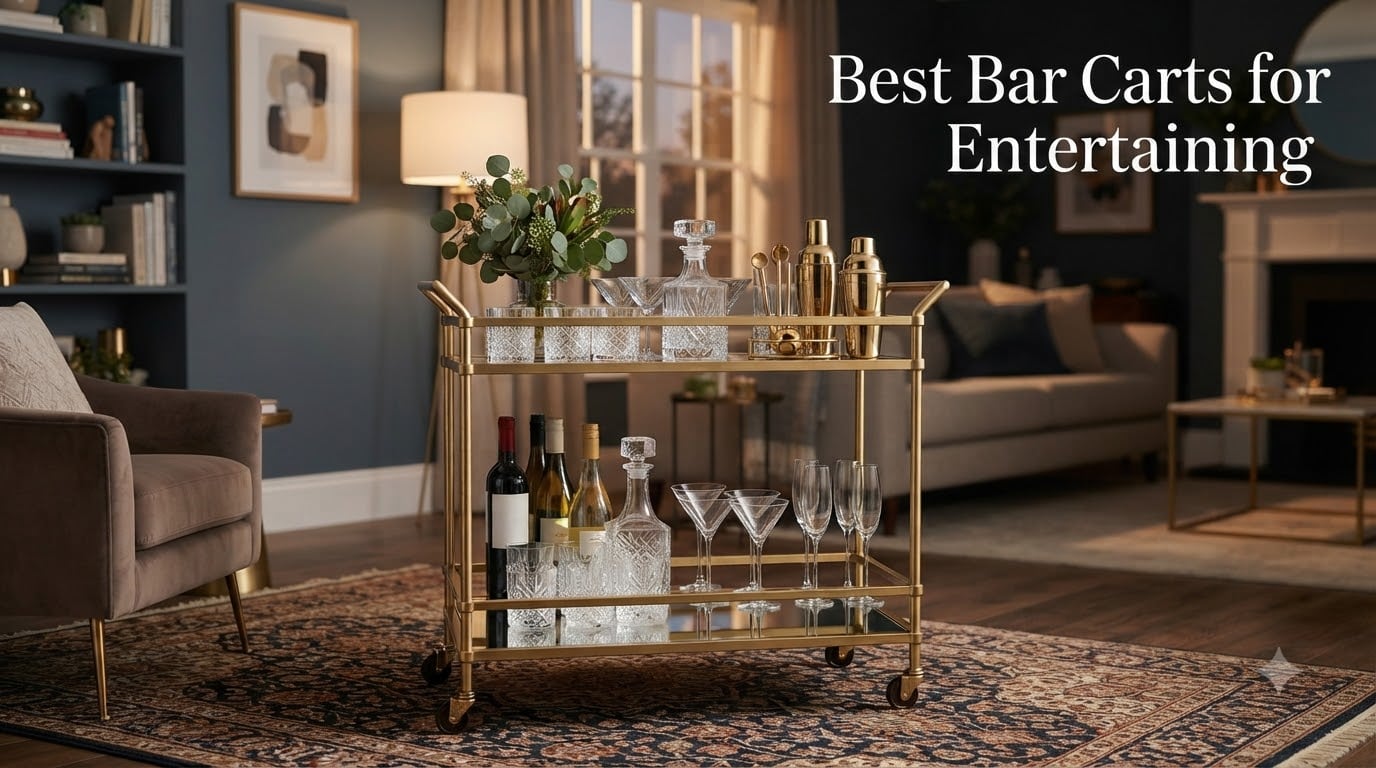 Best Bar Carts for Entertaining