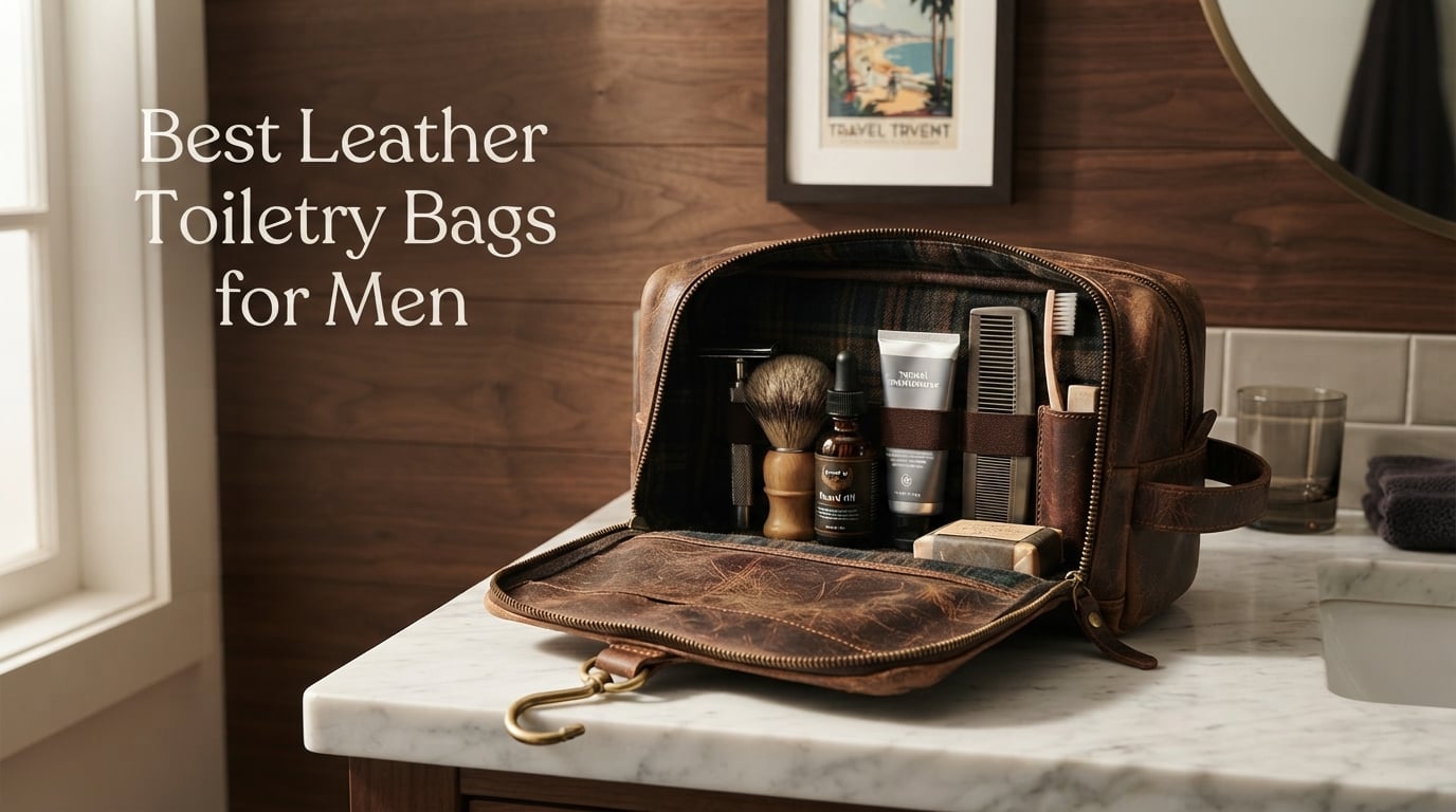 Best Leather Toiletry Bags for Men