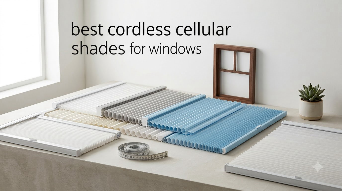 best cordless cellular shades for windows