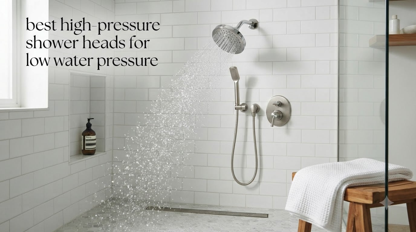 best high-pressure shower heads for low water pressure