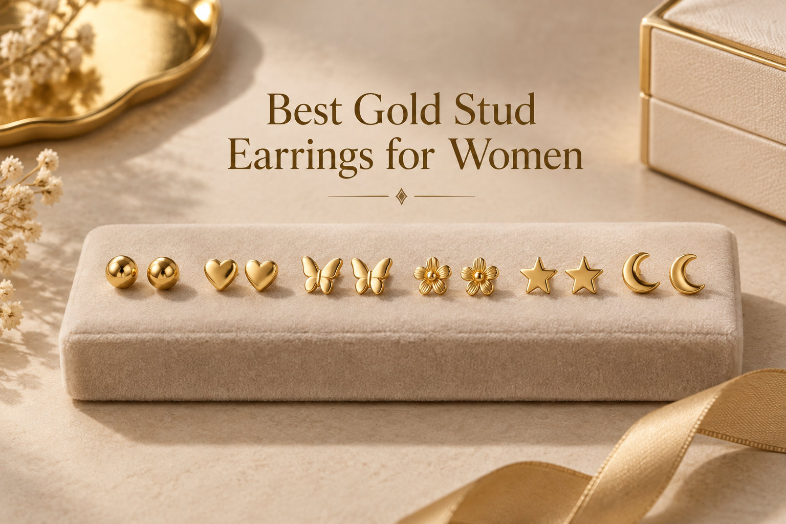 Best Gold Stud Earrings for Women