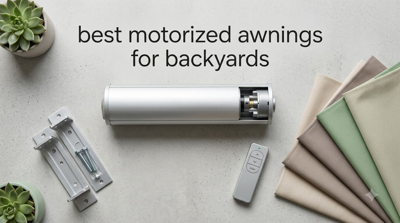 best motorized awnings for backyards