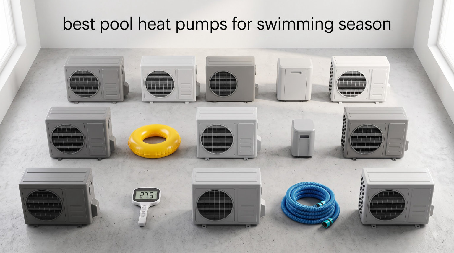 best pool heat pumps for swimming season