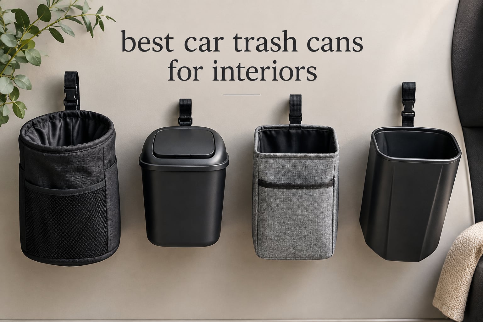 best car trash cans for interiors