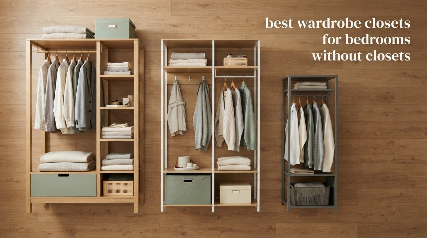 best wardrobe closets for bedrooms without closets