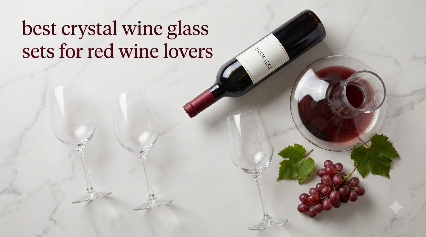best crystal wine glass sets for red wine lovers