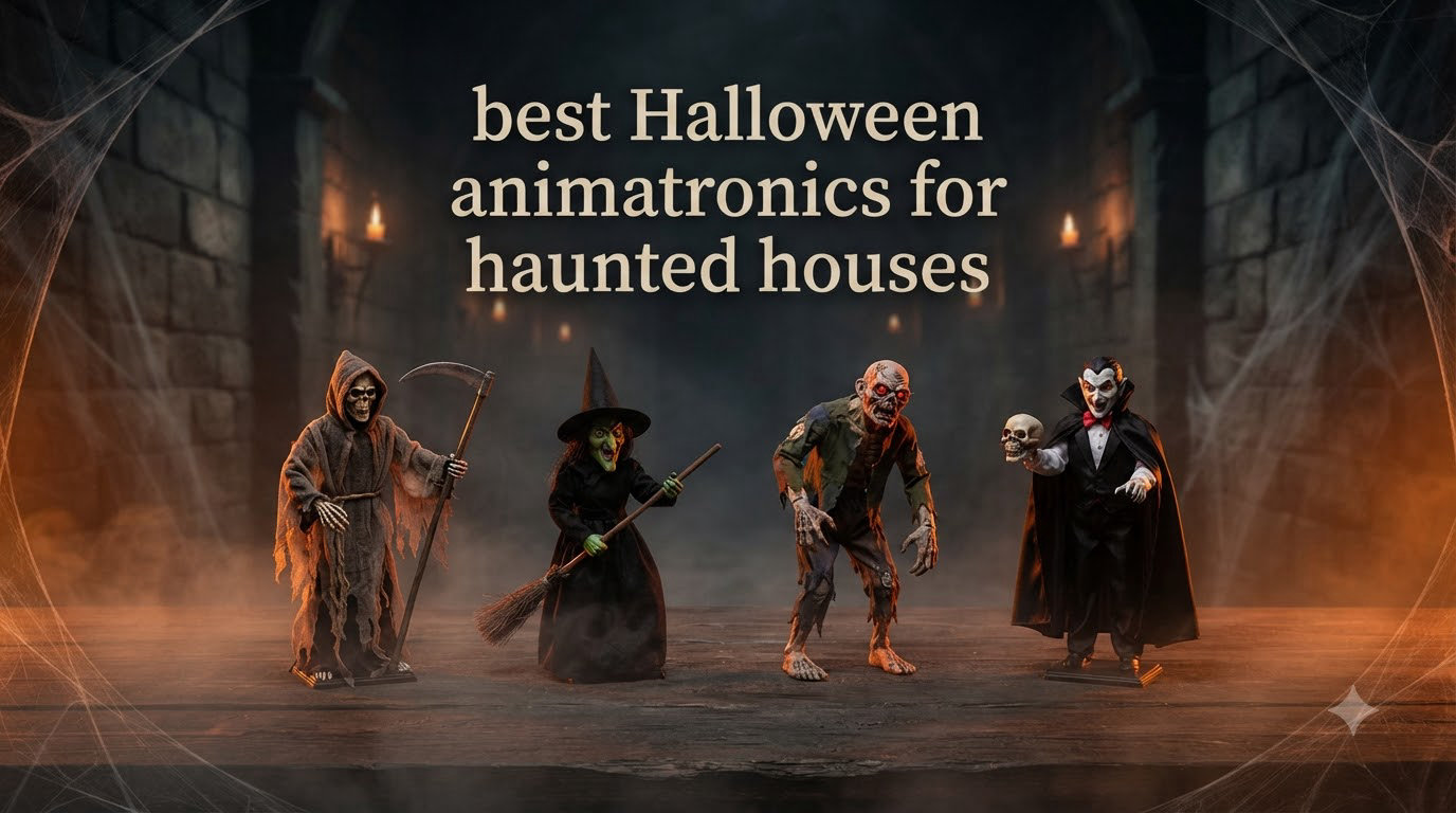 best Halloween animatronics for haunted houses
