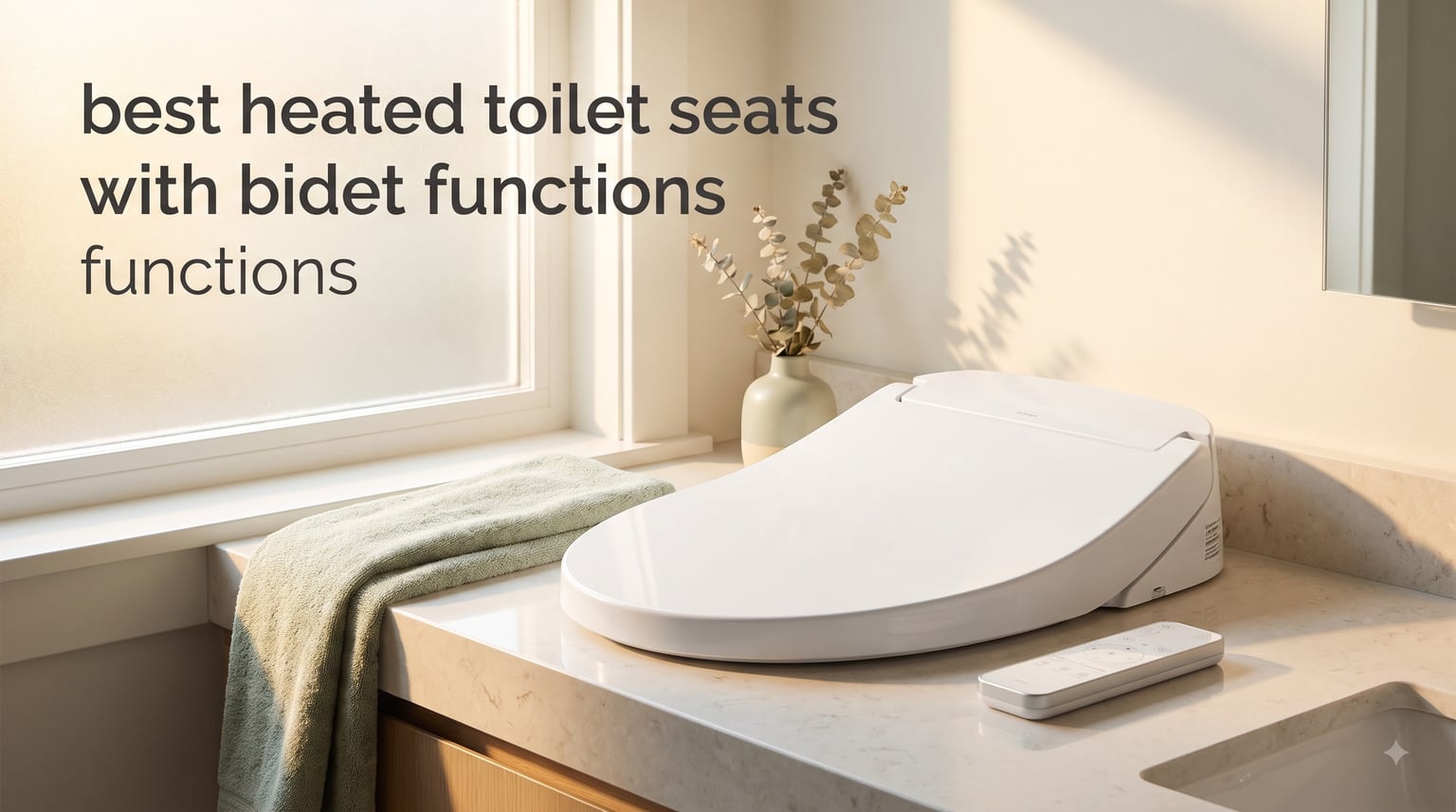 best heated toilet seats with bidet functions