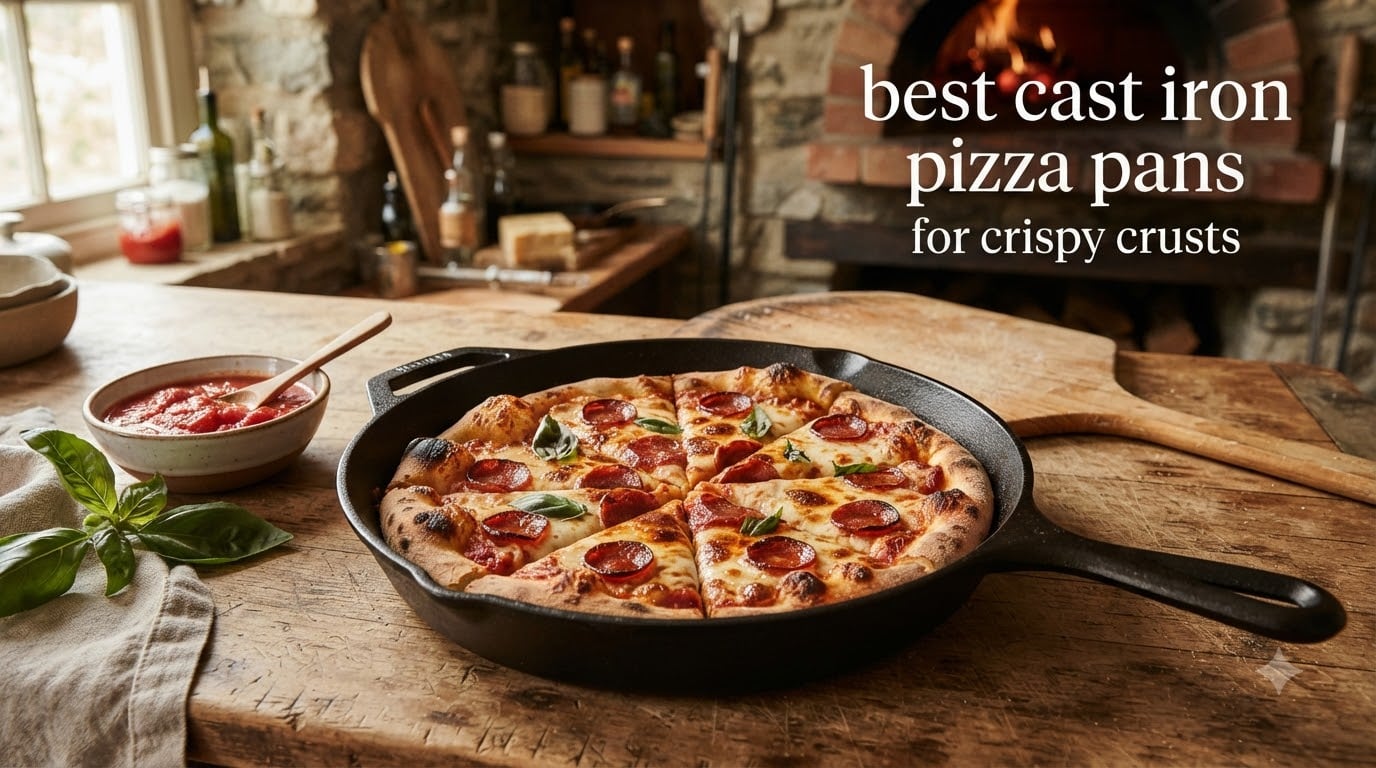 best cast iron pizza pans for crispy crusts