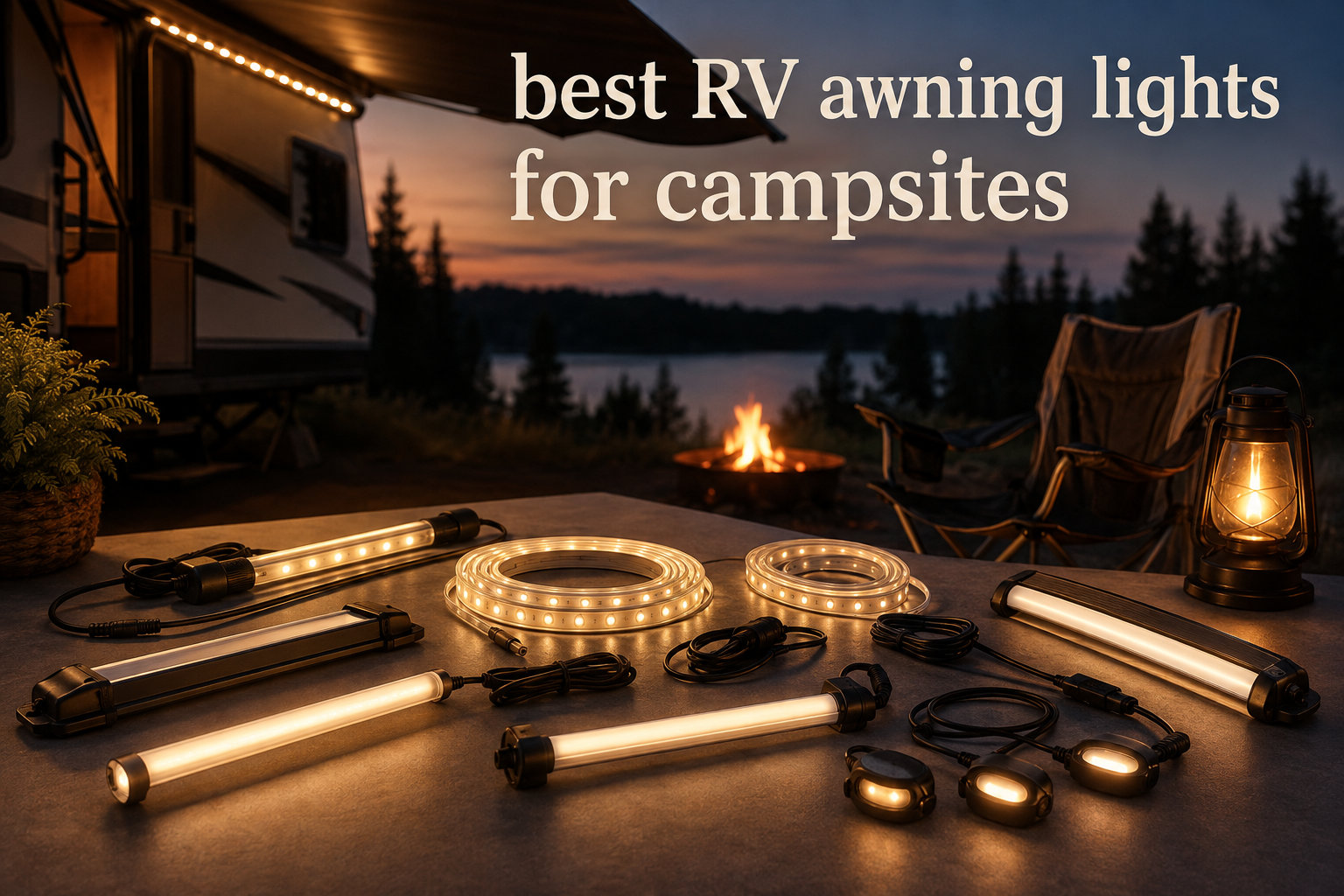 best RV awning lights for campsites