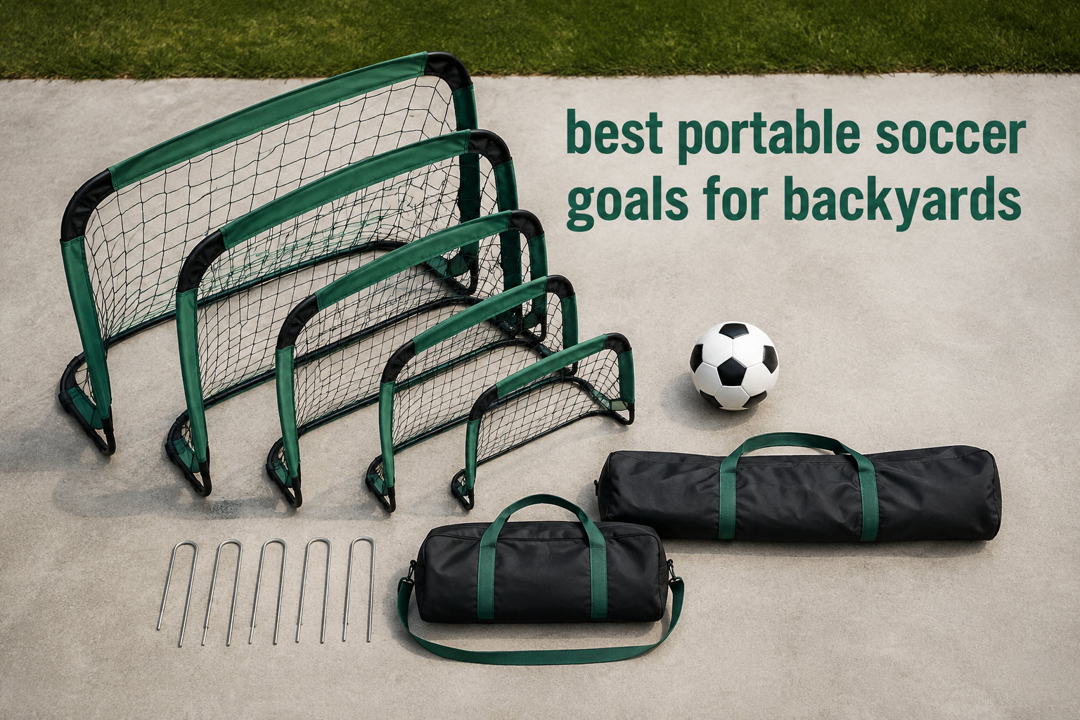 best portable soccer goals for backyards