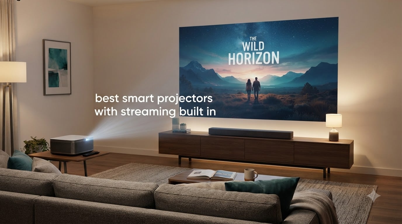 best smart projectors with streaming built in