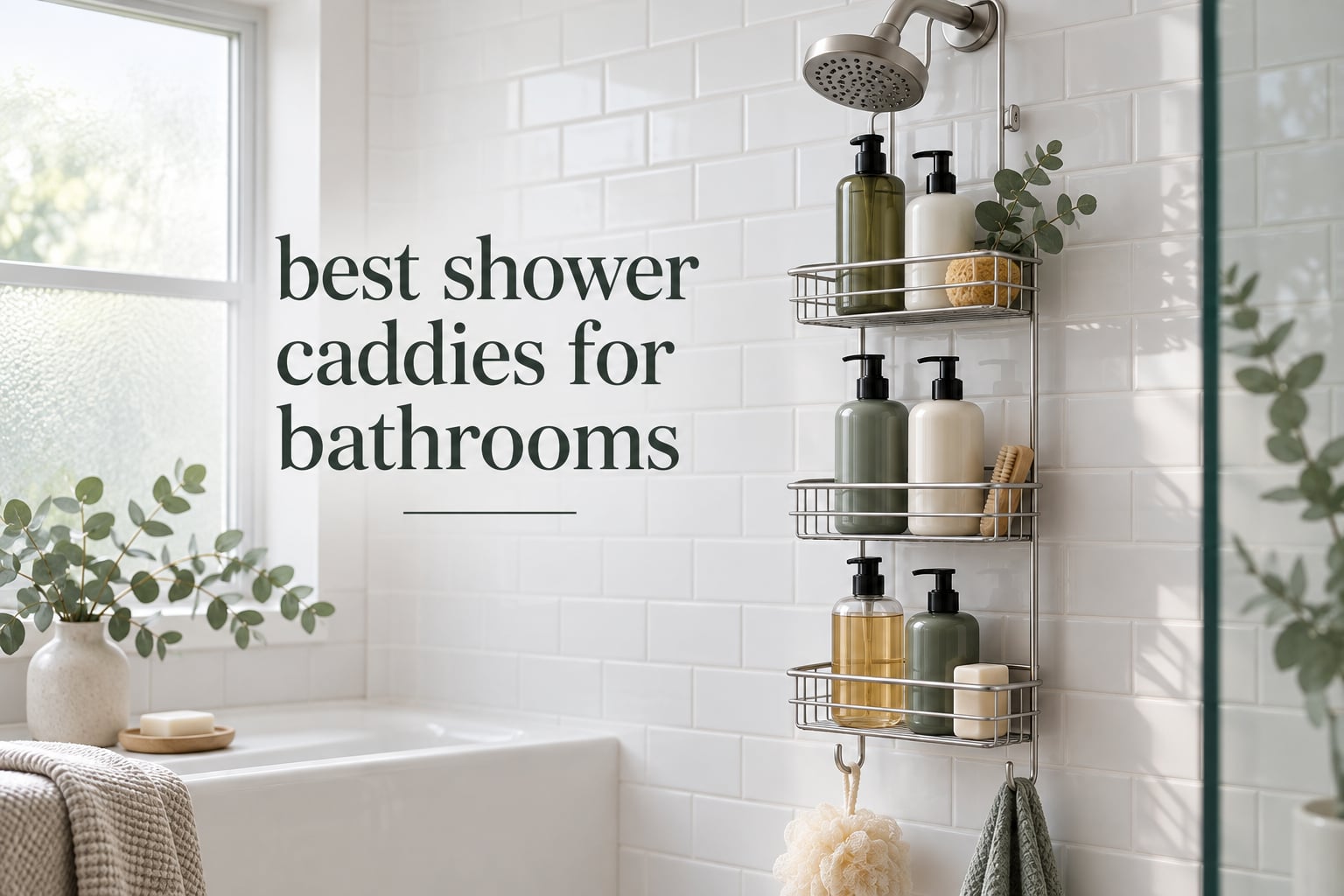 best shower caddies for bathrooms