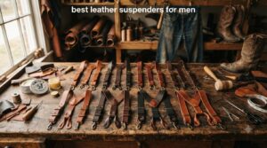 best leather suspenders for men