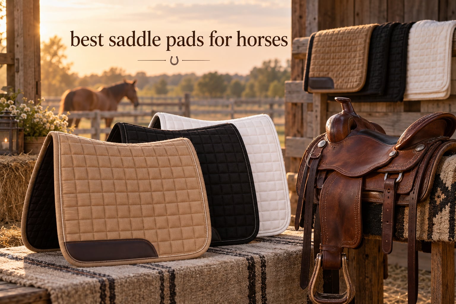 best saddle pads for horses