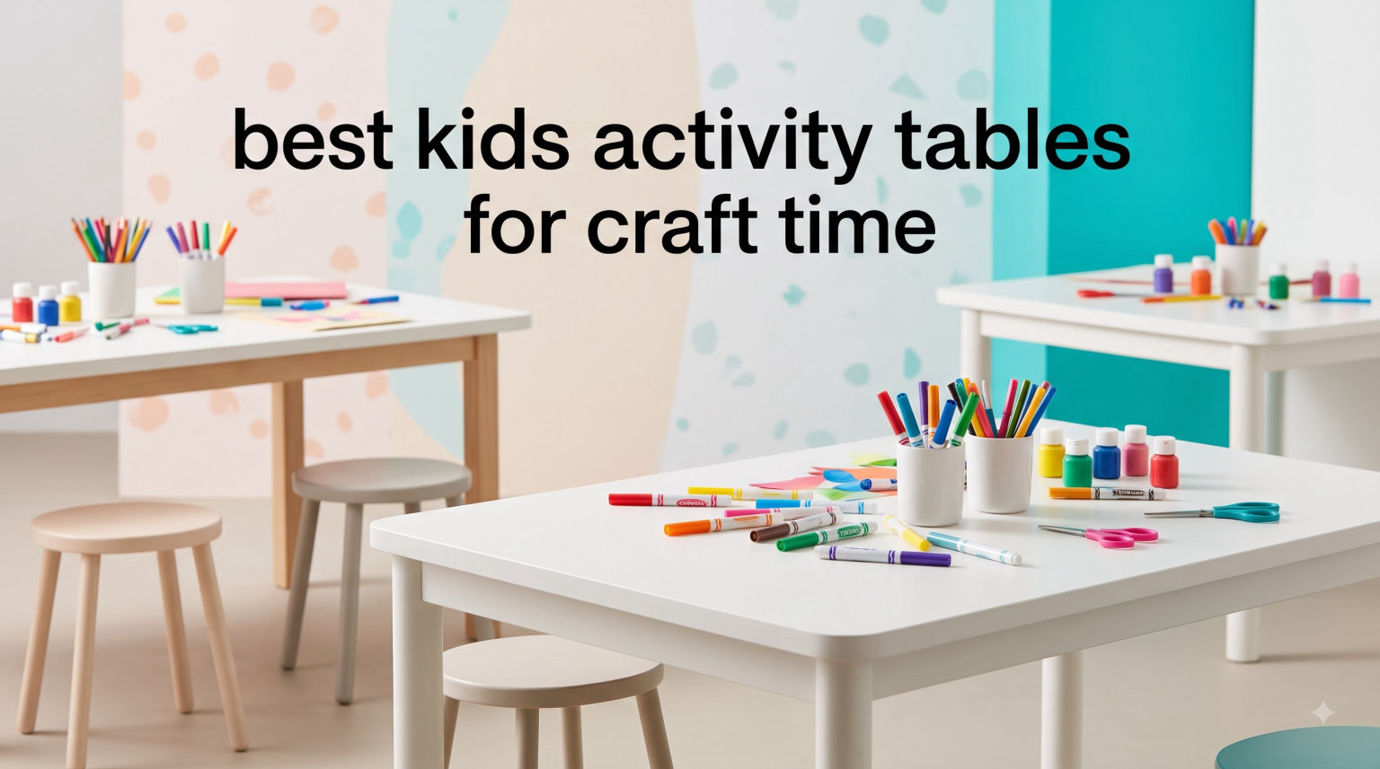 best kids activity tables for craft time