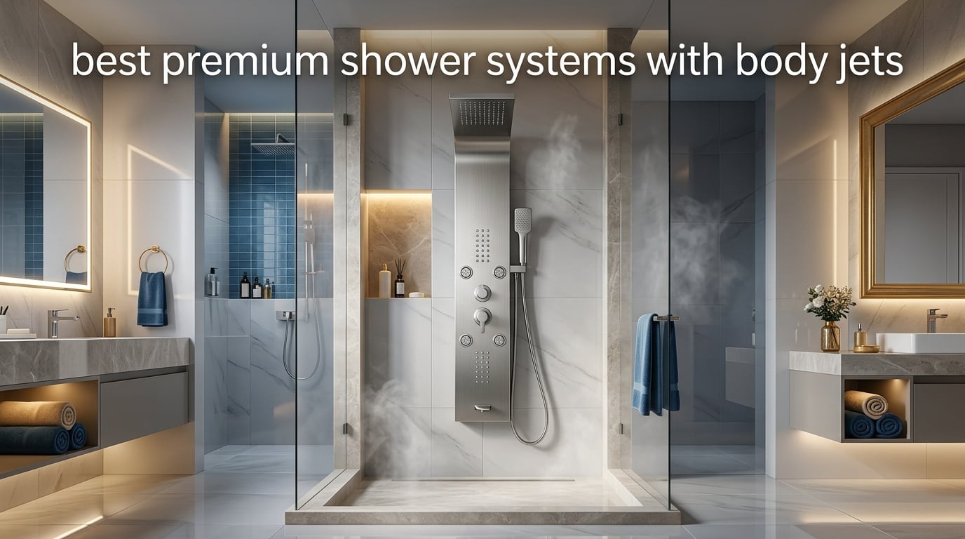 best premium shower systems with body jets