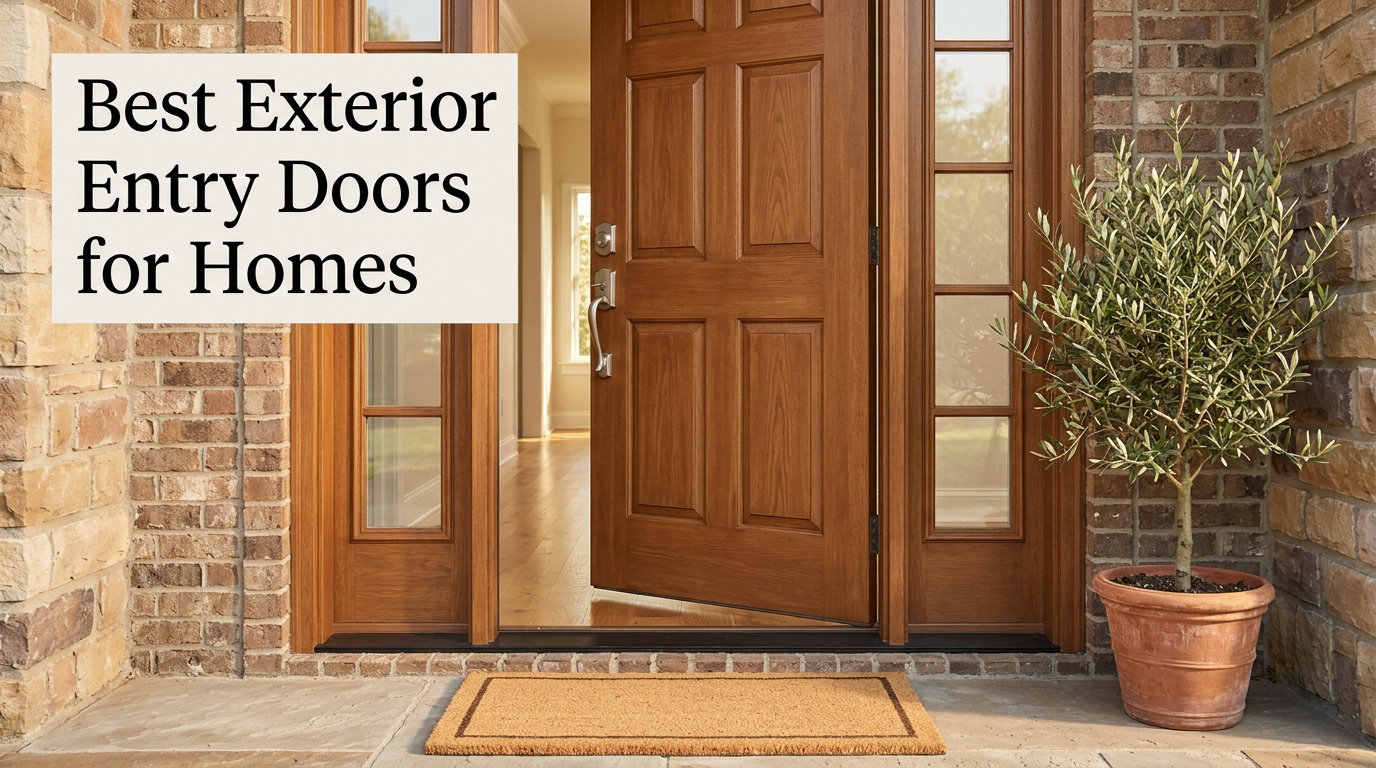 Best Exterior Entry Doors for Homes