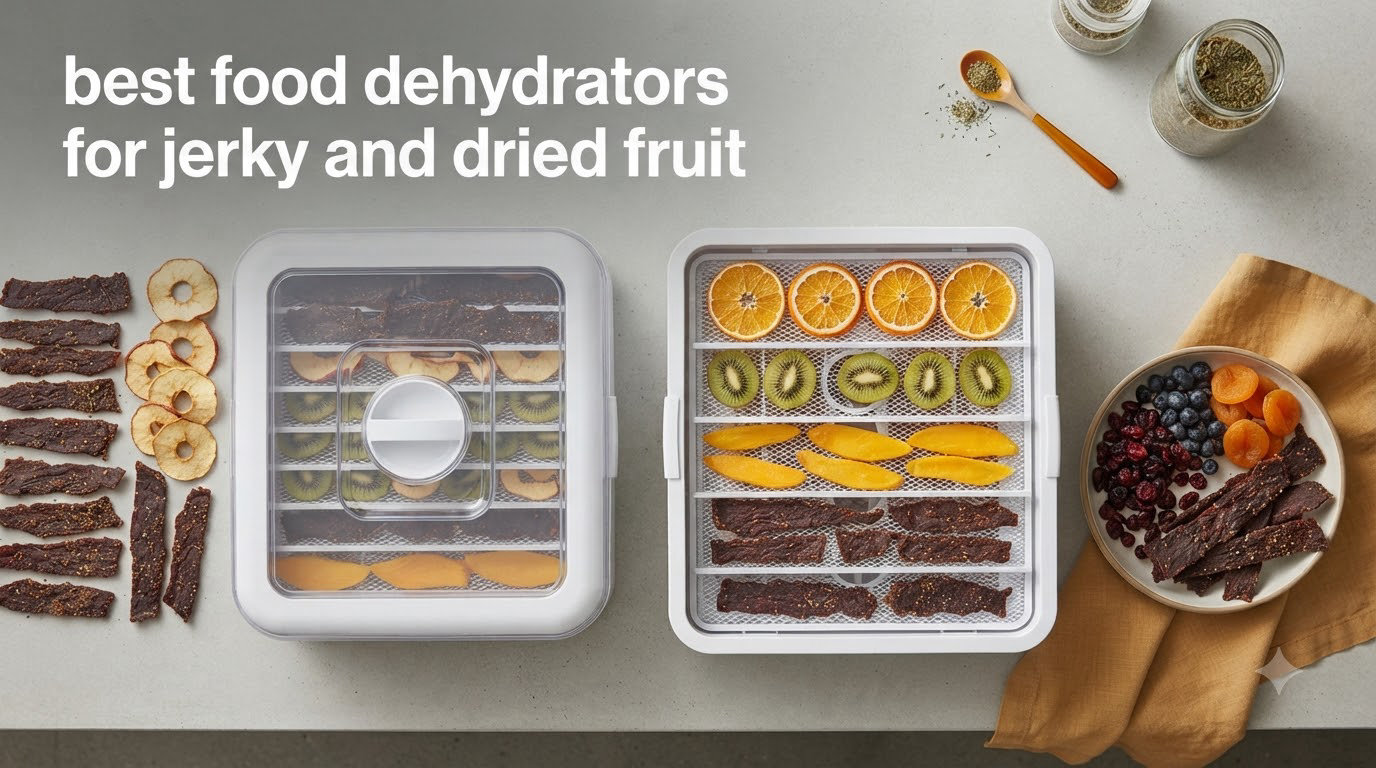 best food dehydrators for jerky and dried fruit