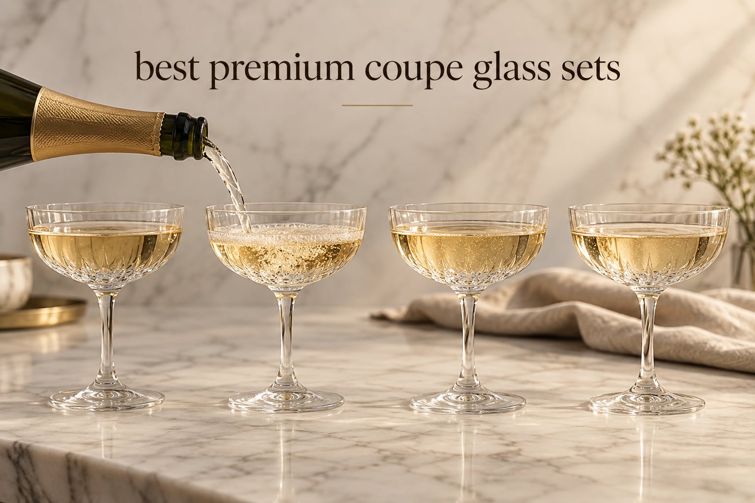 best premium coupe glass sets