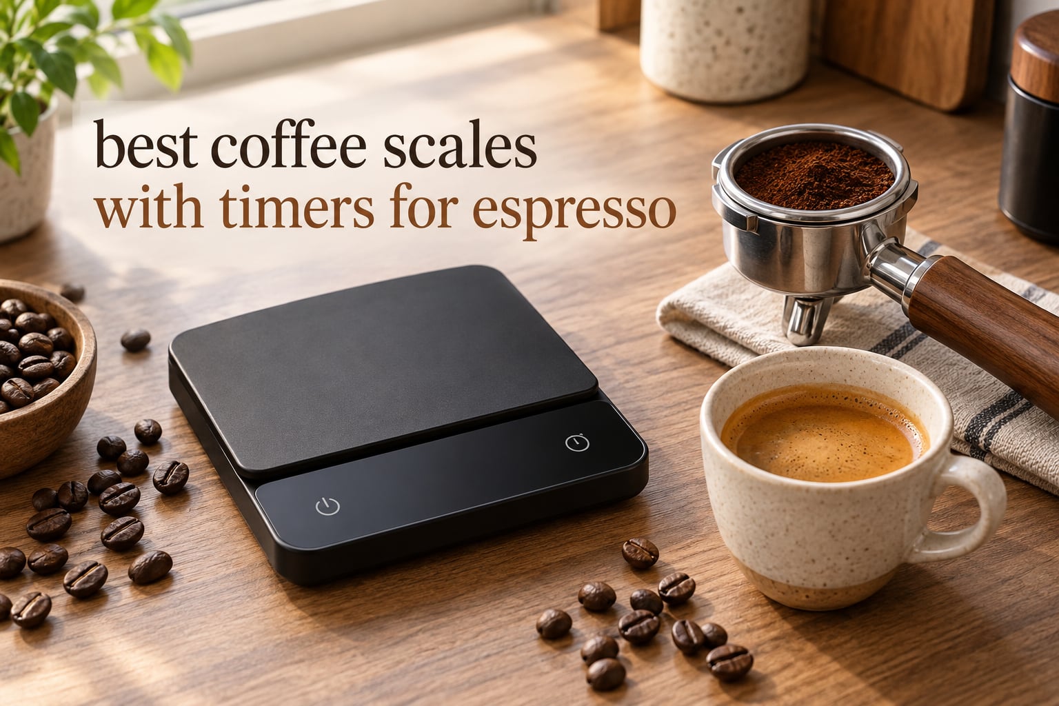 best coffee scales with timers for espresso