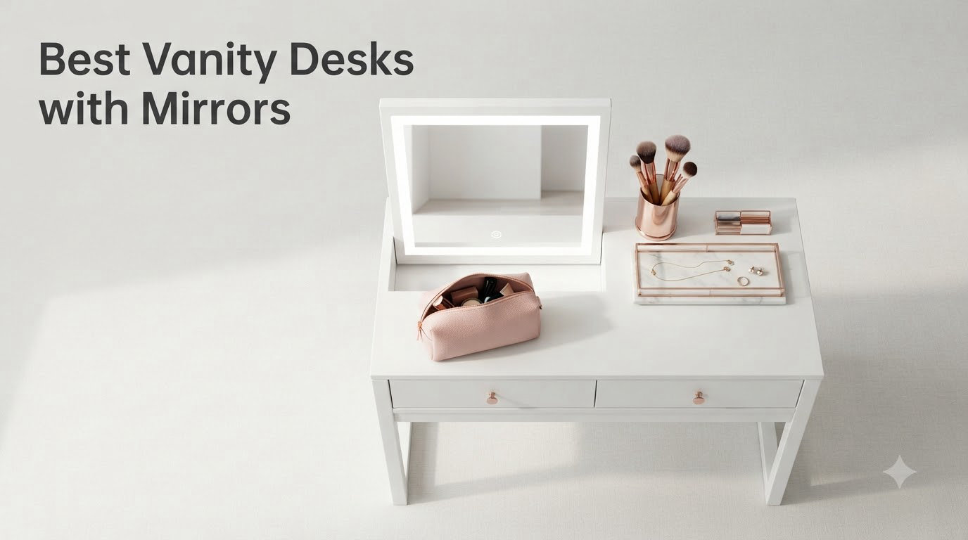 Best Vanity Desks with Mirrors