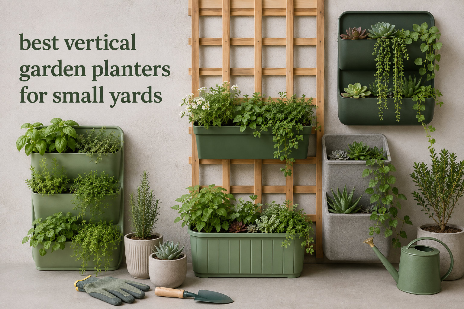 best vertical garden planters for small yards