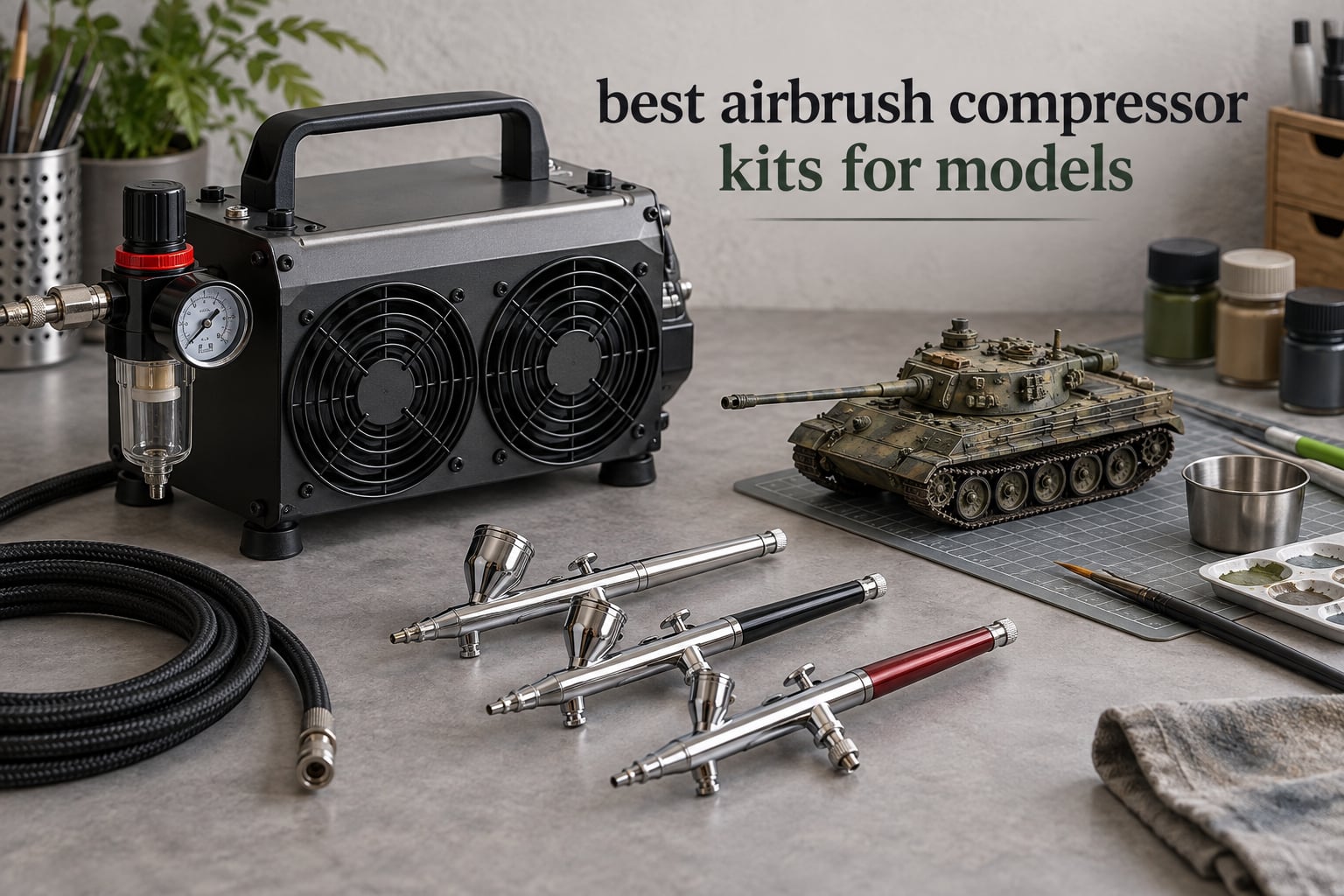best airbrush compressor kits for models