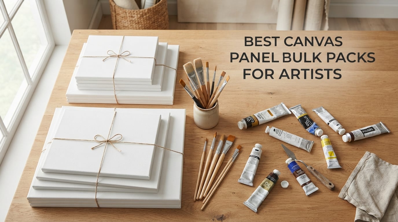 best canvas panel bulk packs for artists