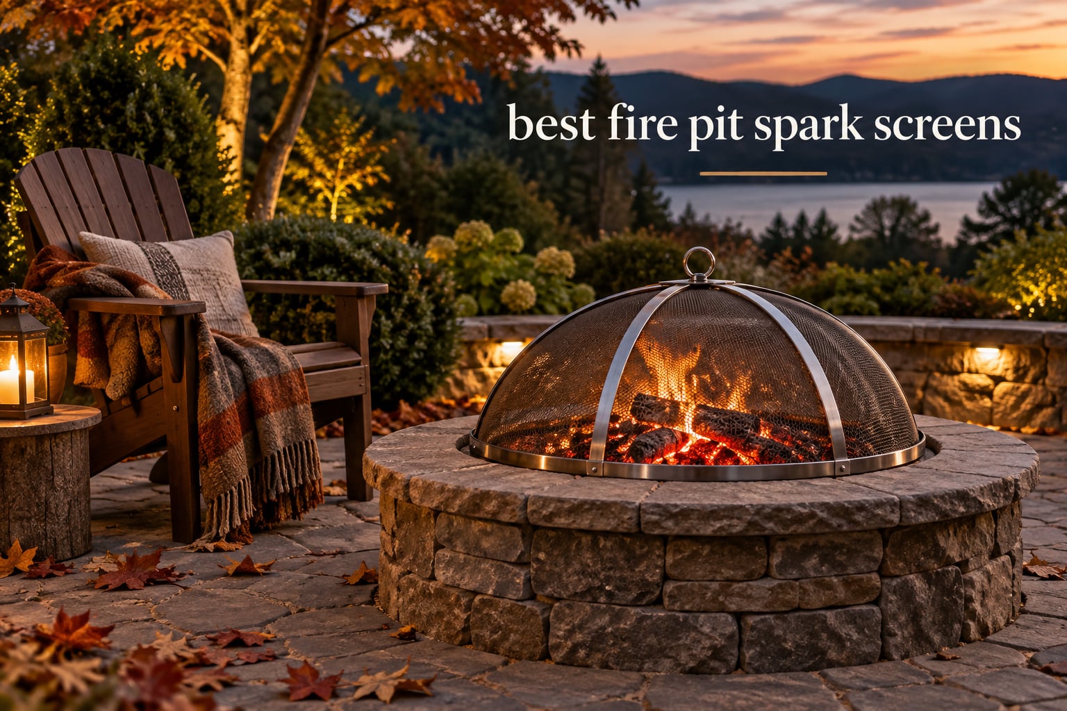 best fire pit spark screens