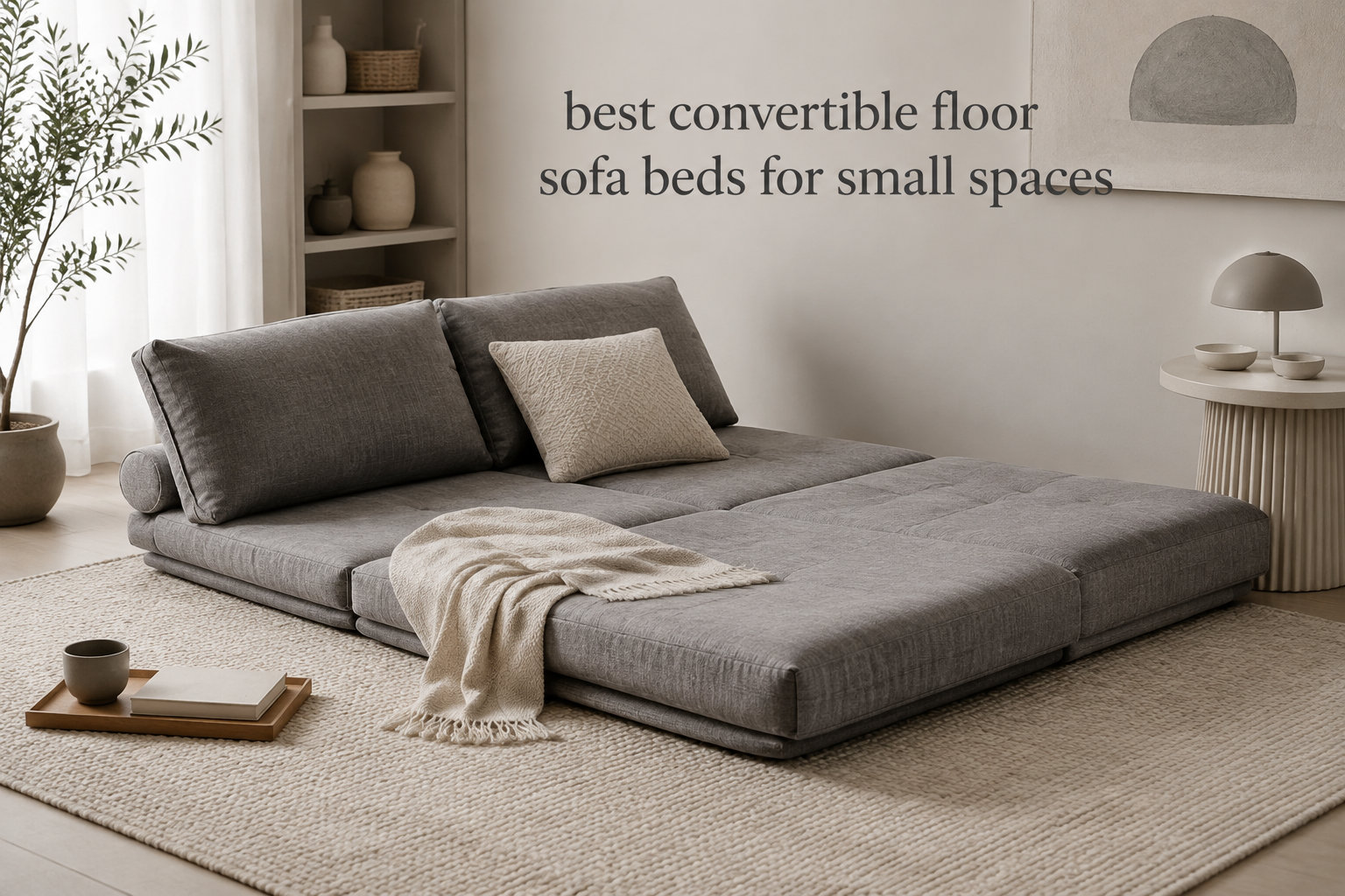 best convertible floor sofa beds for small spaces
