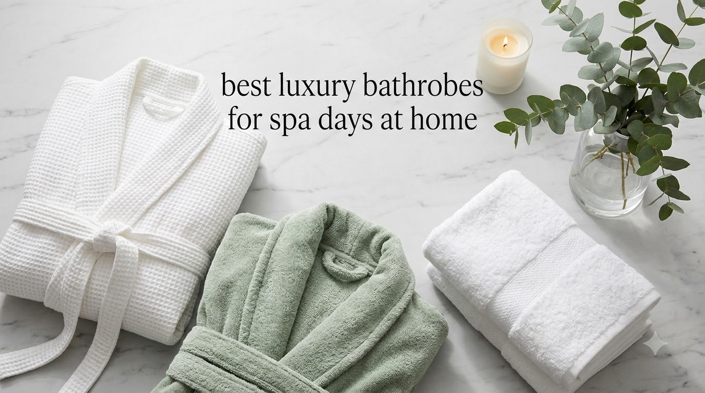 best luxury bathrobes for spa days at home