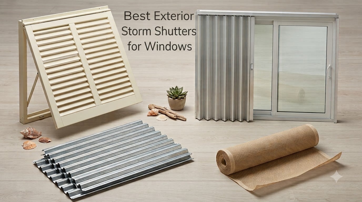 Best Exterior Storm Shutters for Windows
