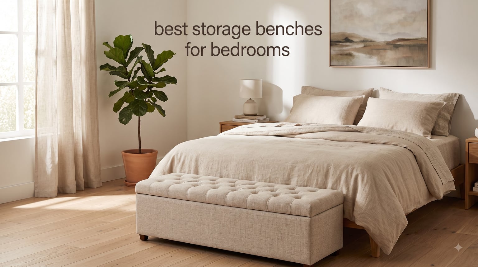 best storage benches for bedrooms