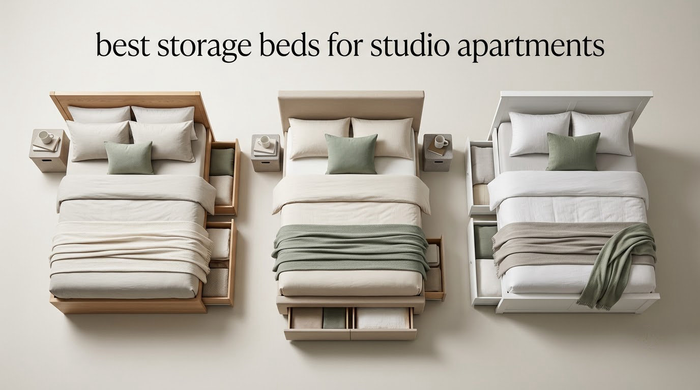 best storage beds for studio apartments