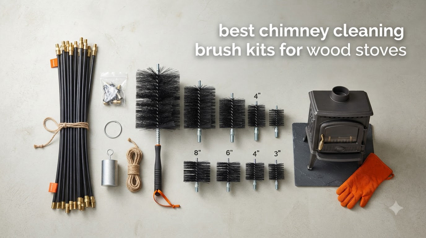 best chimney cleaning brush kits for wood stoves