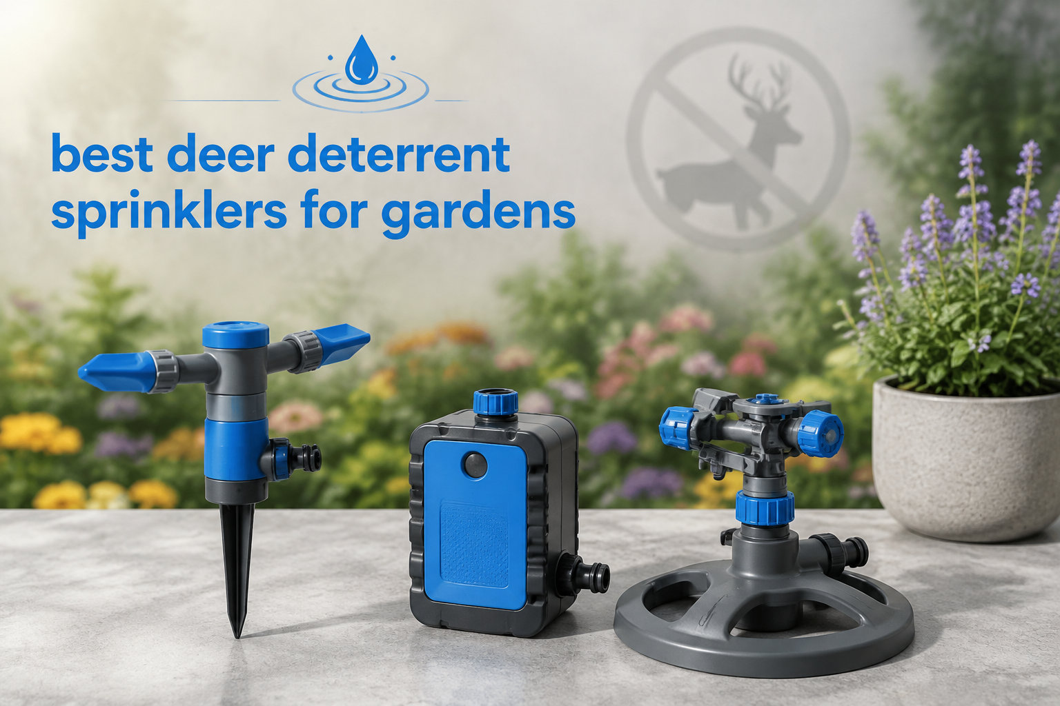 best deer deterrent sprinklers for gardens